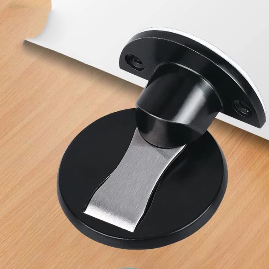 Deflector de puerta magnético sin taladro para proteger tus muebles en color negro