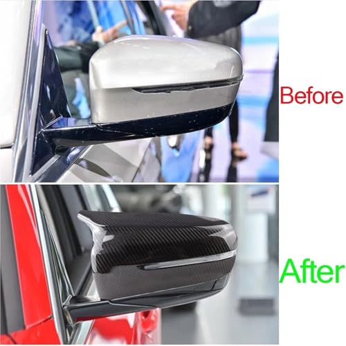 Coque de rétroviseur style M pour BMW G20 G30 RHD protection carbone