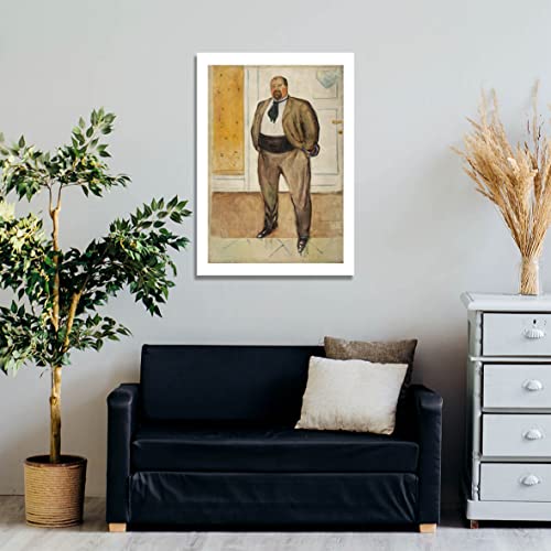 Affiche Edvard Munch encadrée petit modèle mat pour mur sans reflet