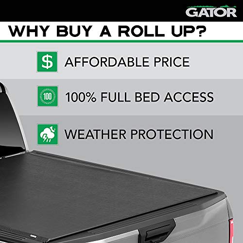 image for Gator Covers Gator ETX Soft Roll Up Truck Bed Tonneau Cover | 53112 | 