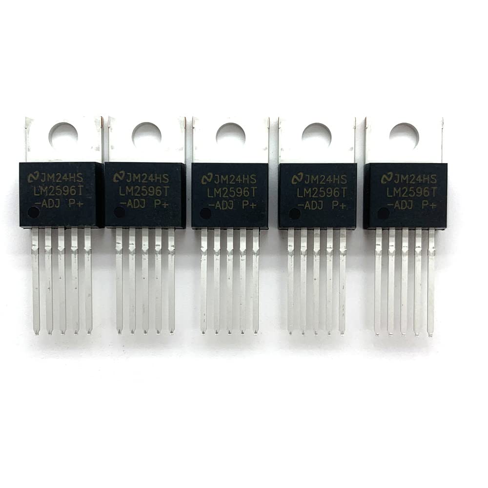 5pcs LM2596 Switching Regulator TO-220 NS LM2596T-ADJ PMIC Voltage 