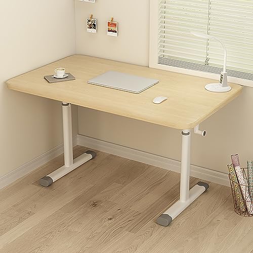 TRAGLO 学習机セット 勉強机 多機能 子供用 デスク・椅子セット 昇降式 勉強机小学生 学習デスク 高さ調整可能 全学年対応 子供部屋 学習塾 学校の机 法人 セット デスク 組み立て簡単 (木の色, 80cm)