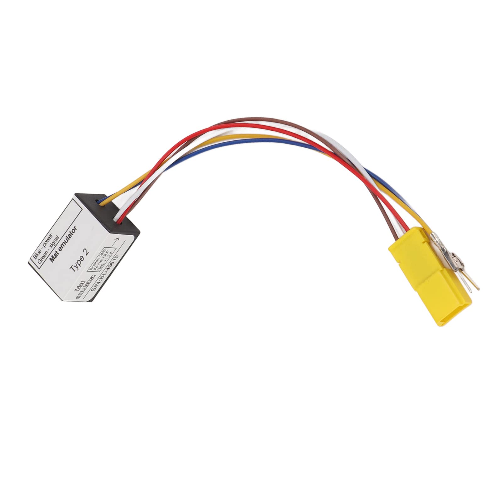 Beifahrersitz-Belegungsmatten-Sensor-Bypass-Emulator, Ersatz für EU Benz W639 EU 2003–2014 mit ABS-Material, Löst SRS-Warnlampenproblem