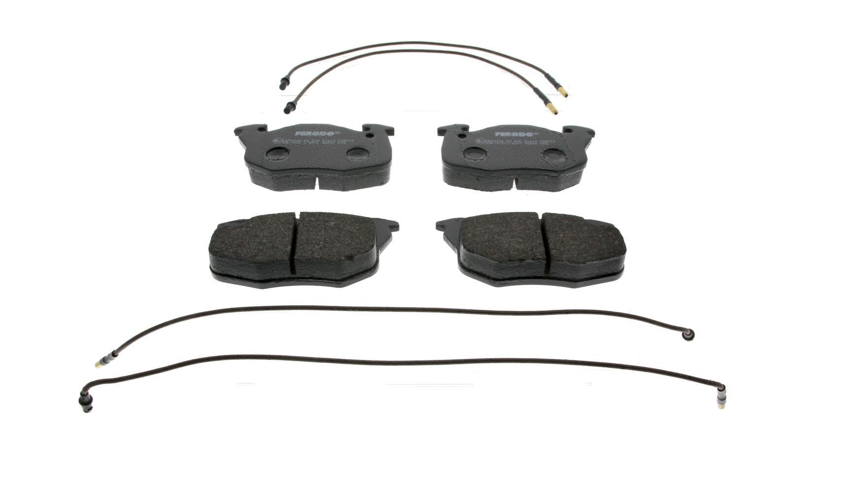 FERODO Brake Pads | FDB719 | Front | for CITROËN AX 1986-1998 | OE-Matching Quality | Eco-Friction Fuse+ Technology