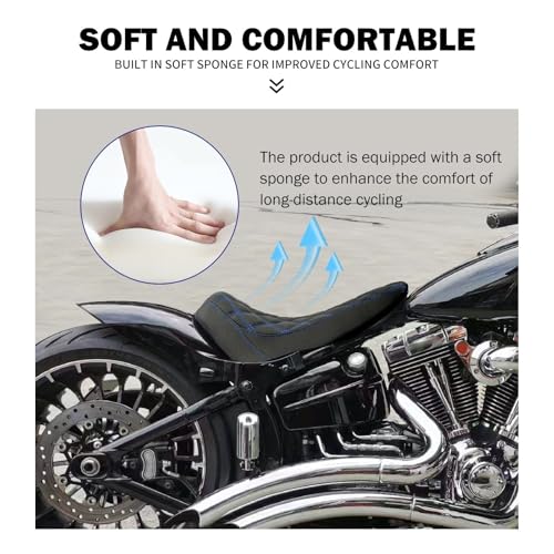 Asiento individual para conductor de motocicleta Softail Breakout 2008-17 6