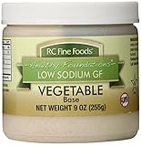 RC Fine Foods Healthy Foundations Low Sodium Gluten-Free Vegetable Base, 9 Ounce