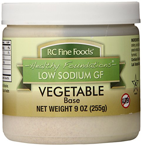 RC Fine Foods Healthy Foundations Low Sodium Gluten-Free Vegetable Base, 9 Ounce