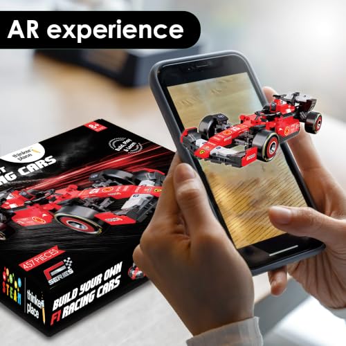 Image of Lightning F1 Race Car Building Block Toy Set for 7+ (457 Pcs)