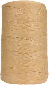 Fita marrom de crochê de papel raiom 316Yard para chapéu de sol de verão, bolsa de praia, decoração artesanal DIY