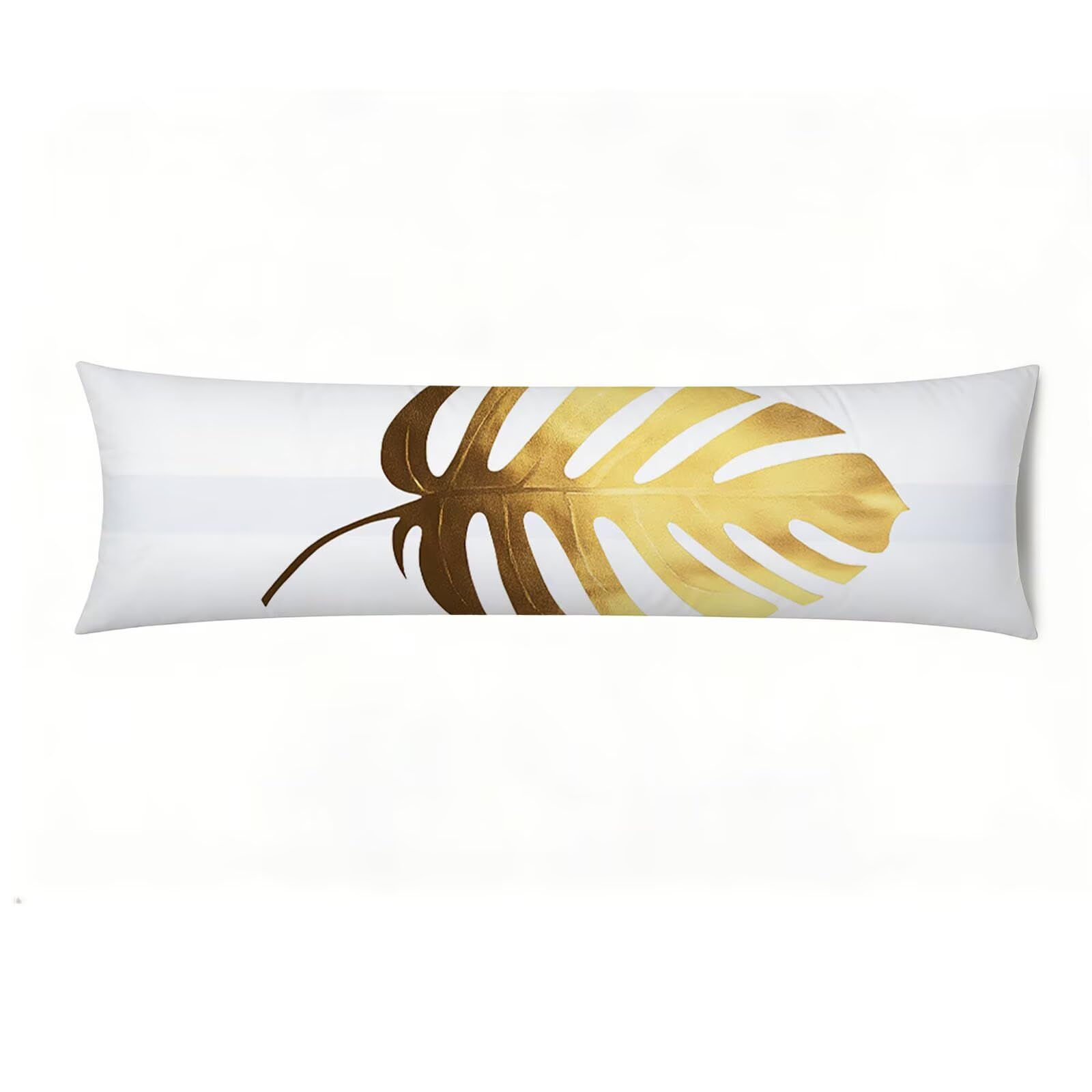 Oreiller de corps avec fermeture éclair invisible longue pour le lit