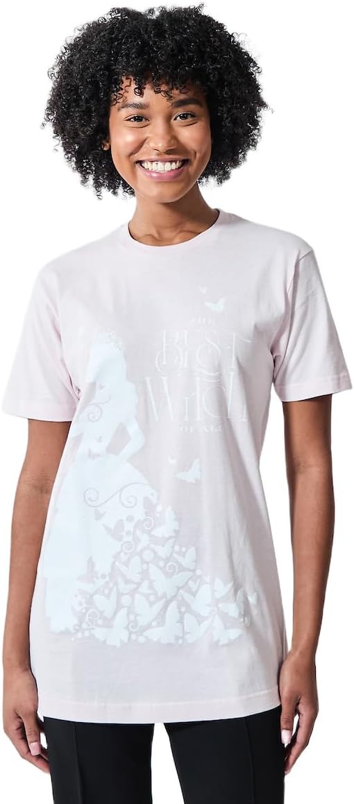 Bioworld Wicked Best Witch Women's Pink Crew Neck Short Sleeve T-Shirt