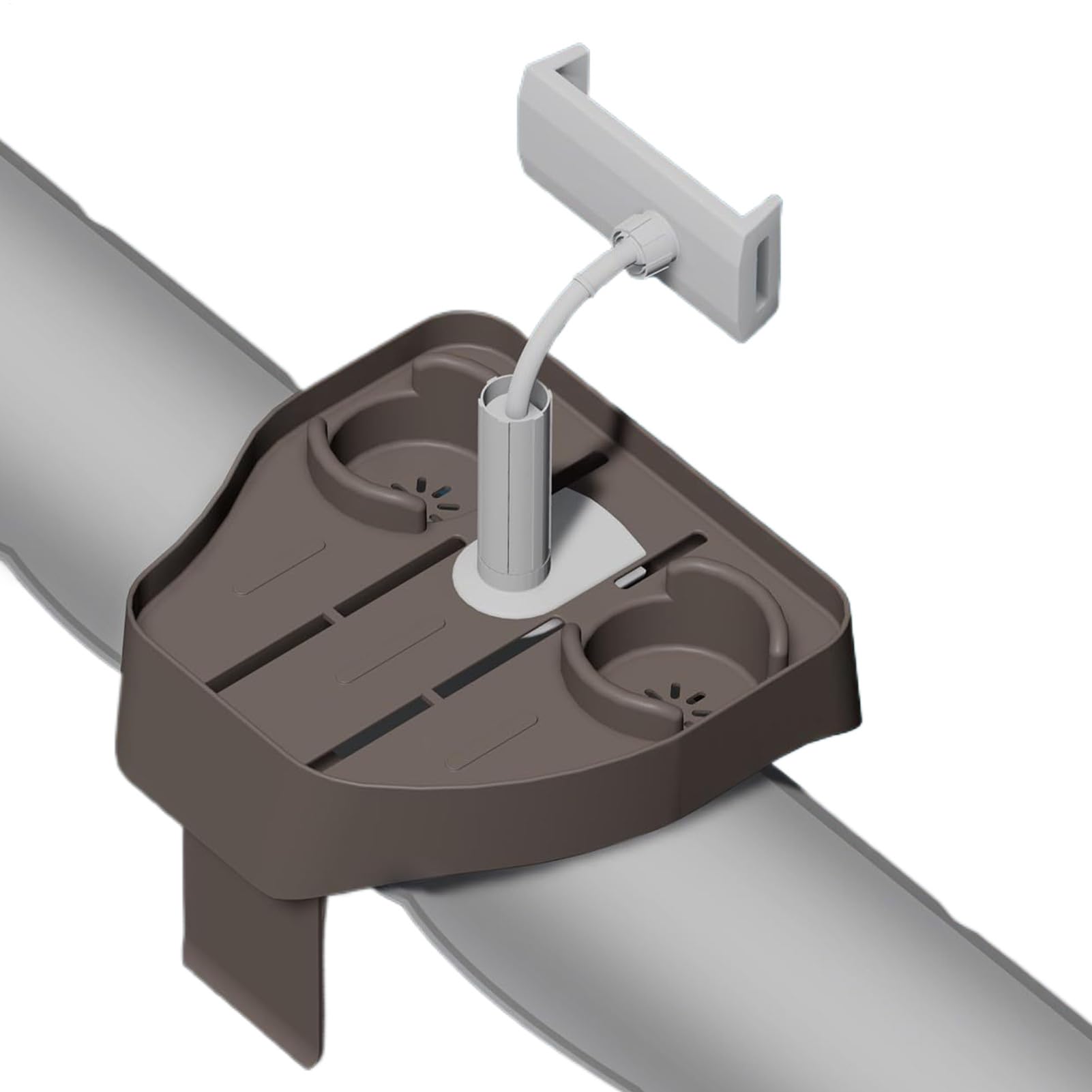 Pool Handyhalterung - Stabile Ablage - Handyhalter Mit Becherhalter Für Innen Und Außenbereich Flexibel Einsetzbar