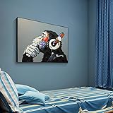 ❤ La superficie de este producto es resistente al agua, fácil de limpiar, material de alta calidad, rendimiento realista, resistencia a la luz, colores brillantes y alto croma. Este hermoso mural iluminará su casa, oficina, sala de estar, dormitorio, etc. También es el regalo perfecto para familiares y amigos.
