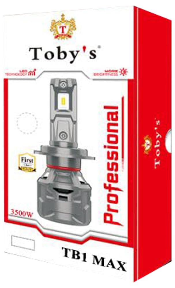 TBS DESIGN Toby’s TB1 MAX H13 2 Pieces 60W/Pair Original Tested LED Headlight Bulb Assembly 6000 Lumens 30W/Piece Xtreme Bright With Color Temperature 6500K