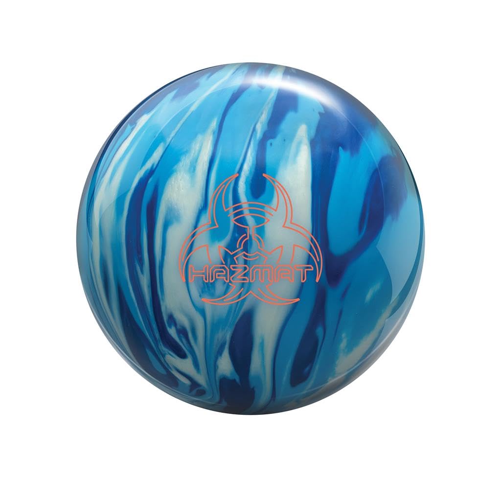 Bowlerstore Products Hammer Professionally Drilled Hazmat Pearl Bowling Ball - Blue/White/Cobalt 14lbs