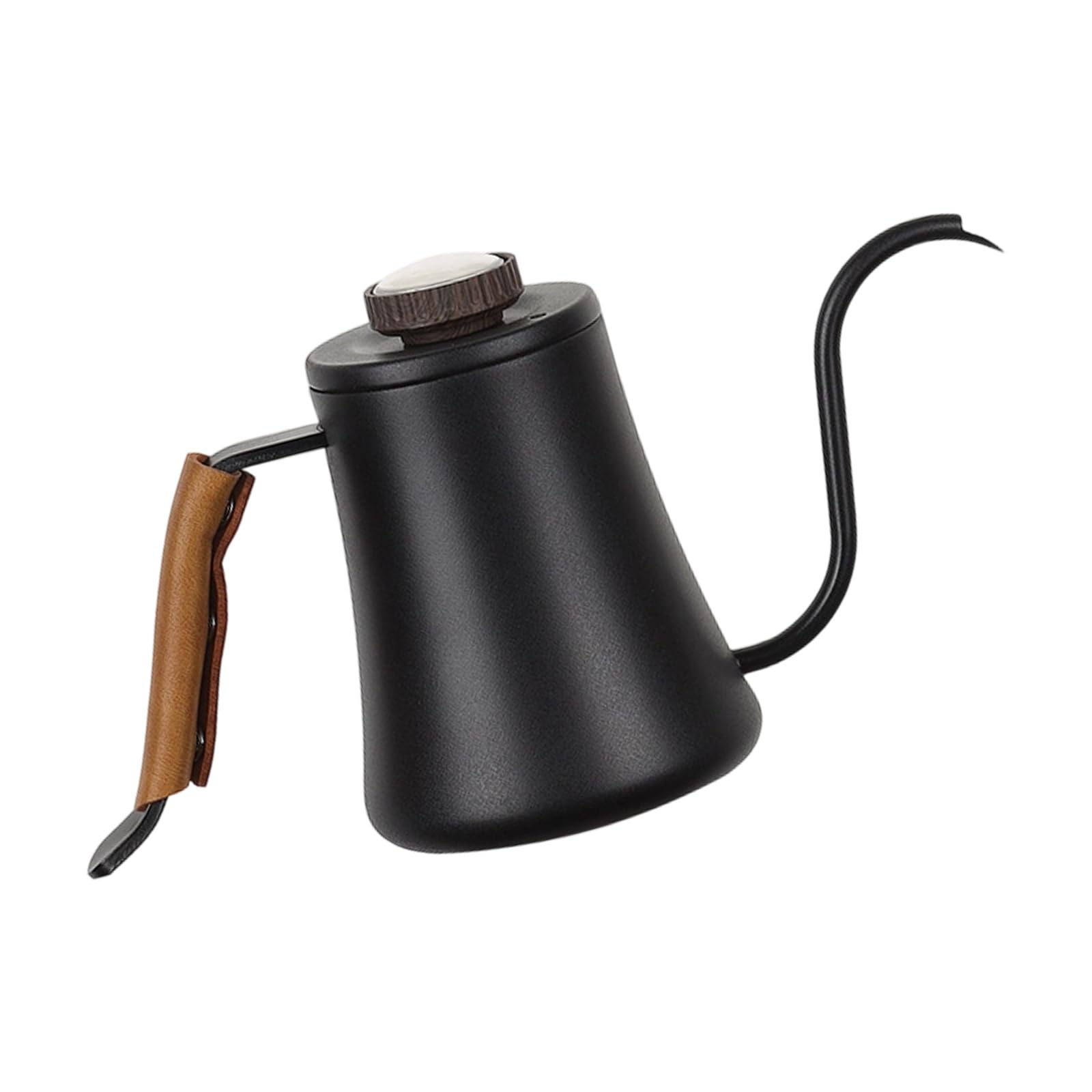 Tsophreniq Grade Stainless Steel Coffee Brewing Kettle 600ML with Heat Measurement and Comfortable Grip Coffee Kettle