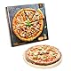 FENNEK XL Pizzastein | Ø320 mm | Dicke: 20 mm | für Backofen, Steinofen, Kohle-Grill, Gas-Grill etc.| aus hitzebeständigem Cordierit | für Pizza, Flammkuchen, Brot uvm