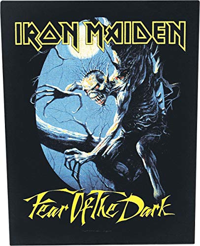 XLG Iron Maiden Fear Of The Dark Back Patch Album Art Rock Music Sew On Applique