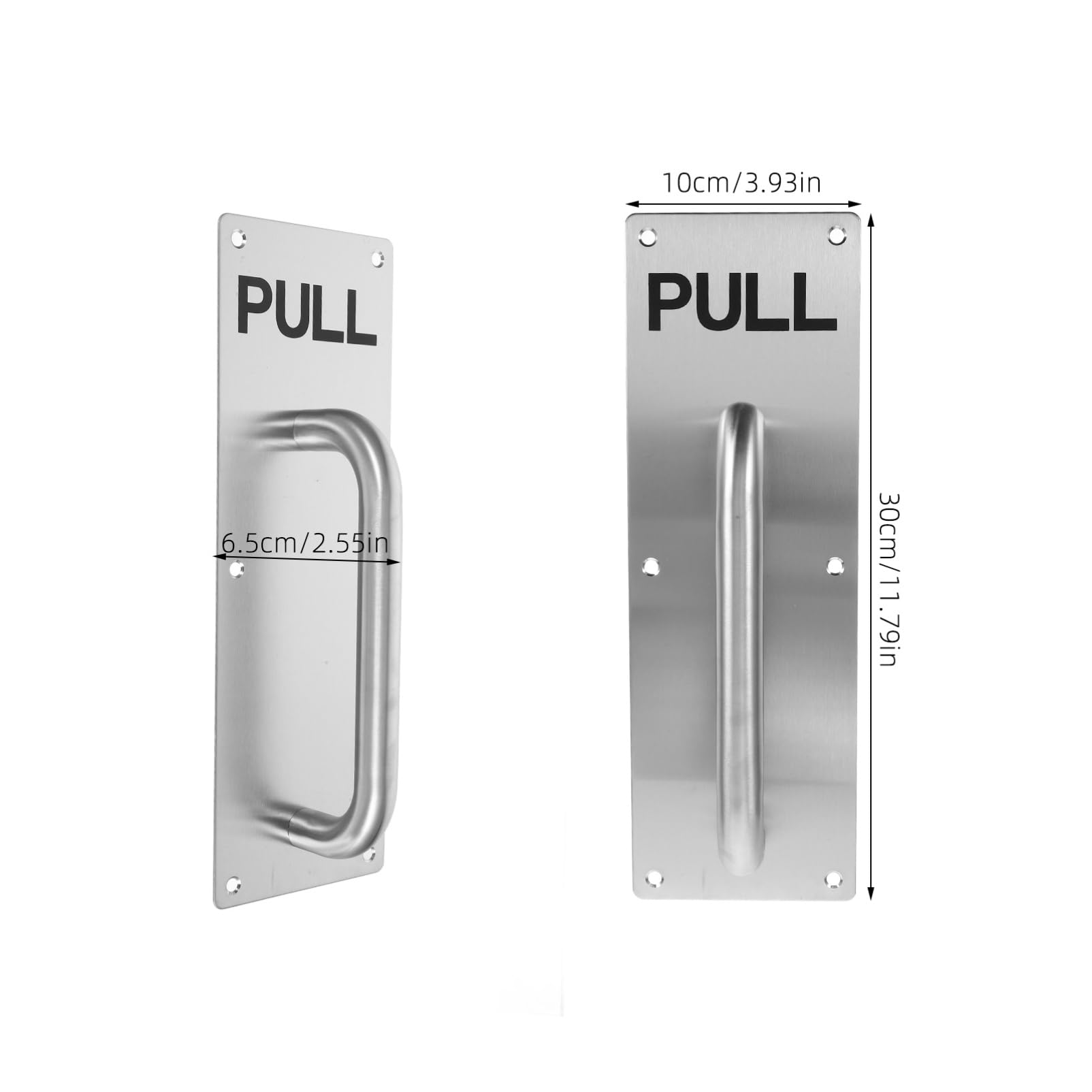 SOLUSTRE Maniglione Per Porta Acciaio Inossidabile Maniglia Pull Commerciale Per Uffici e Bagni Design Elegante Resistente e Facile Da Installare Per Uscite Di Emergenza e Armadi