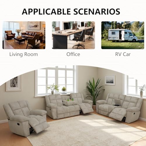 Sillón Plegable Corduroy Beige miniatura 5
