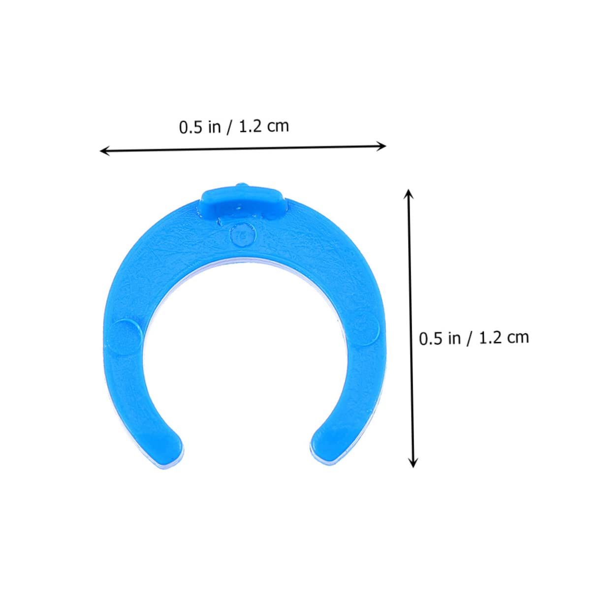 WOONEKY Water Purifier Locking Clip Set Plastic 1/4 Inch Quick Connect Fitting for Water Filter Pipe