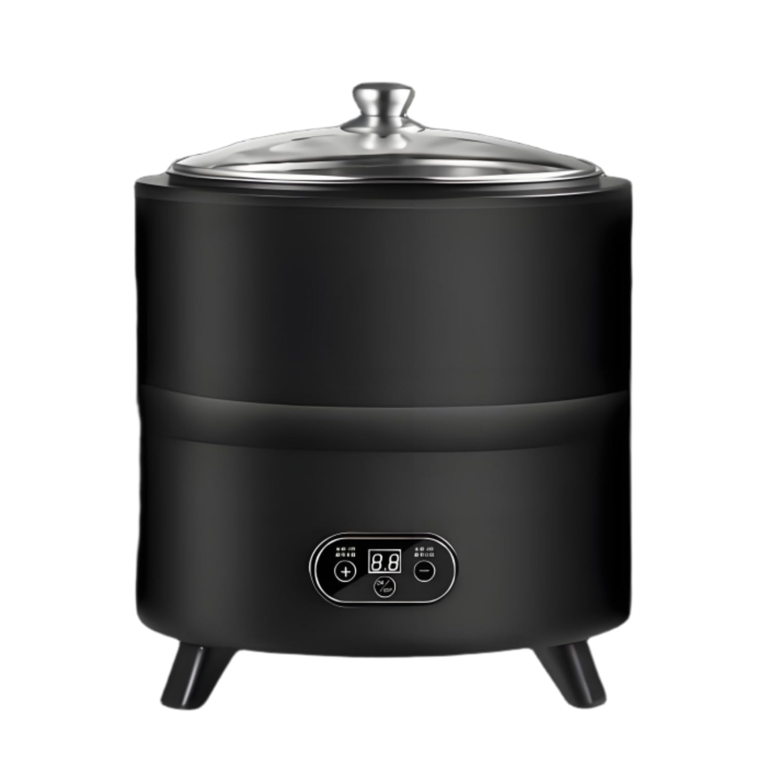 Commercial Yogurt Maker with Temperature & Time Control, Yoghurt Maker with 8L/12L Interior, Multi-Functional Yogurt Machine for Garlic, Natto, Pickle, Sweet Rice Wine,Black,12L