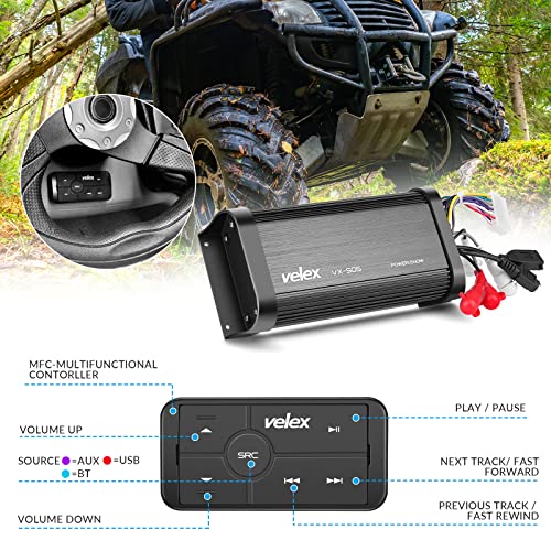 Marine Bluetooth Amp with Controller
