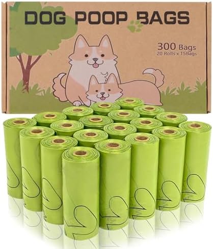 AiTodos® 300 Bolsas para Caca, PET Almidón de Maíz Mixto, Polieti...