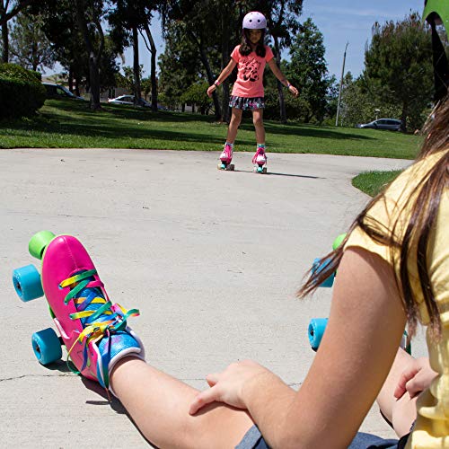 Circle Society Classic Adjustable Jojo Siwa Children's Roller Skates, 12-3 Us Girls, Rainbow #TOP7