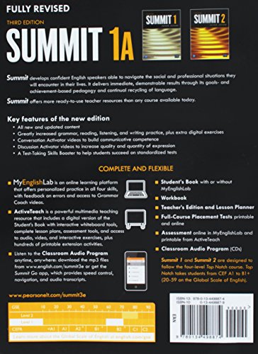 Summit 3Ed Sb / Work Book 1A Level 1: Student Book With Workbook