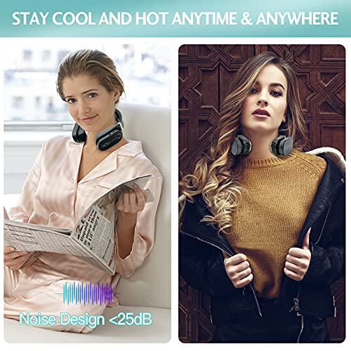 image for Idefair Portable Air Conditioner Neck Fan, Semiconductor Neck Cooler a