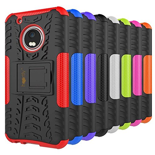 Image of Heartly Back Case Cover Compatible with Motorola Moto G5 (5.0 inch inch) - Kickstand Rugged Shockproof Tough Hybrid Armor Dual Layer Bumper - Frame Purple