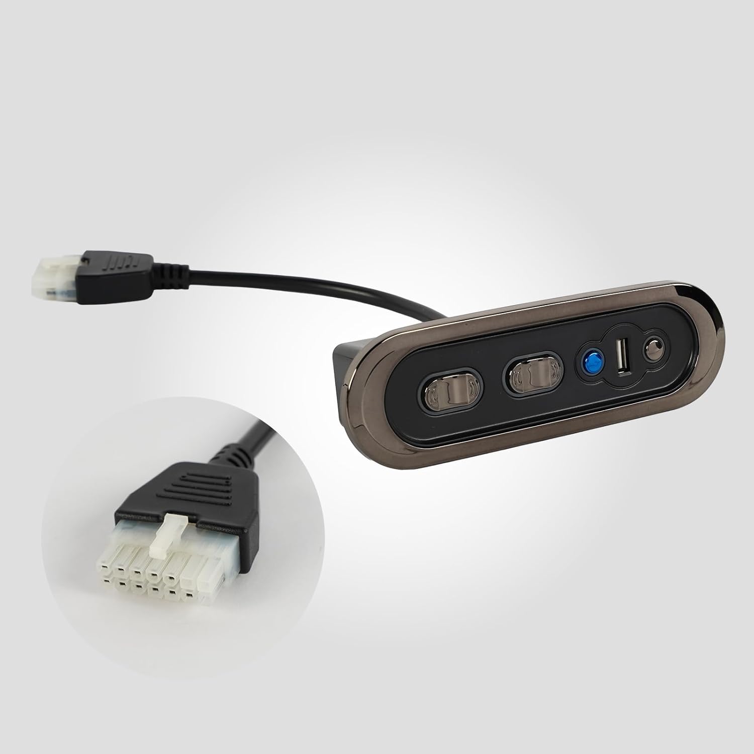 Mulin Power Recliner Switch MLSK65-F4 with USB 6 Button Controller for Sofa Lift Chair Couch Massage Seat Bed