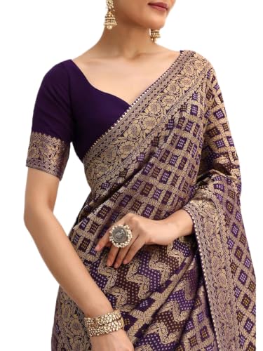 Dhatrika Ethnic pink banarasi silk saree – image 2