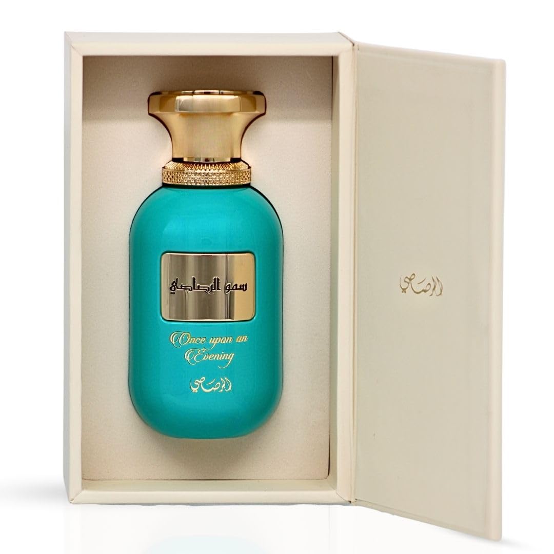RASASI Somow Al Once Upon an Evening Eau de Parfum Spray 100ml (3.4 oz) | Sweet Vanilla Gourmand Perfume with Peony & Raspberry | Luxurious Unisex Fragrance