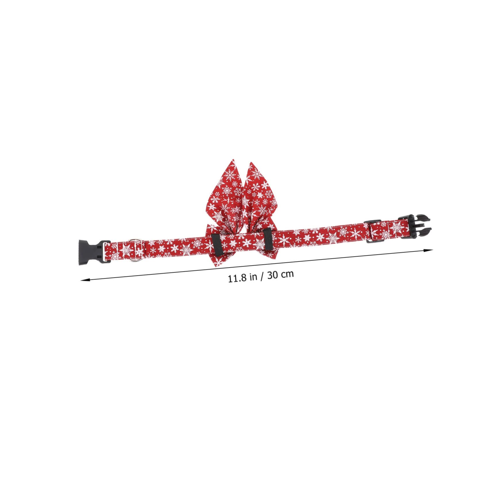 Didiseaon Collier pour Chat avec Nœud Décoratif Accessoire de Noël pour Animaux Collier de Noël Ajustable pour Chat