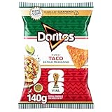 Doritos Taco Estilo Mexicano 140 g, Nachos de tortilla chips sabor especiado, Snack crujiente e intenso