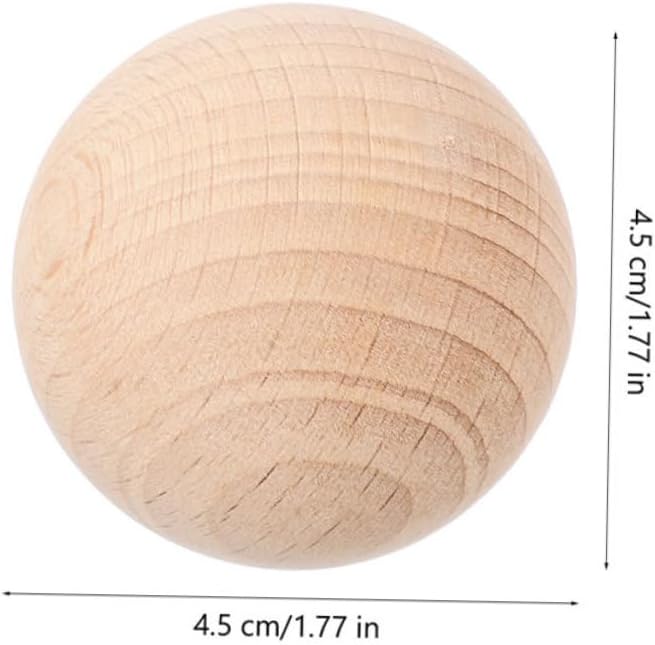 Outdoor Games 5pcs Wooden Croquet Balls Leisure Activity Replacement for Croquet Set Family Gathering