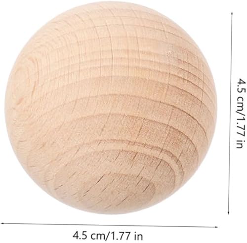 Miniatura 2 de Juego de 5 bolas de madera para croquet, repuesto para actividades de ocio, juego de croquet, reunión familiar