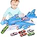 JLLING Mattoni grandi per bambini Modello di aeroplano reale Giocattolo per aeroplano Costruisci e gioca Giocattolo Track Inertia Giocattolo per bambini Aeroplano Passeggero Ragazzo My Town Airport Bu