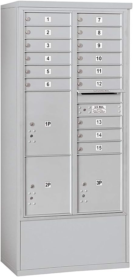 SALSBURY INDUSTRIES 3916D-15AFU 4C Horizontal Mailbox