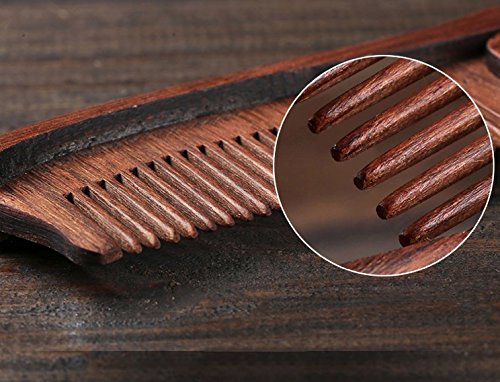 Personalized Folding Wooden Comb - Men's Beard, Mustache & Hair