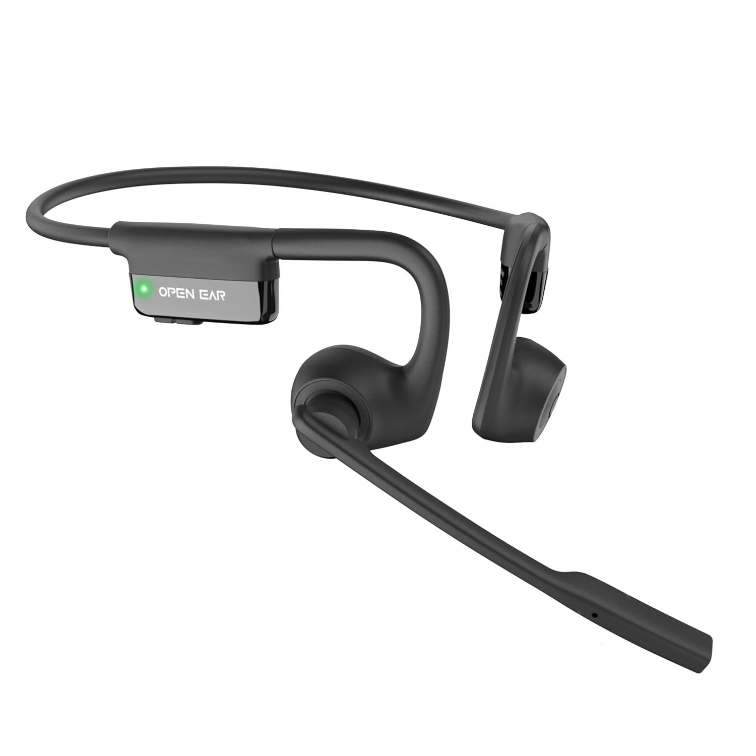 MONODEAL Bluetooth Headset mit Mikrofon, Open-Ear Headset Bluetooth 5.3 mit Multipoint-Verbindung, Wireless Headset für Büro Meeting Online Lernen Autofahren