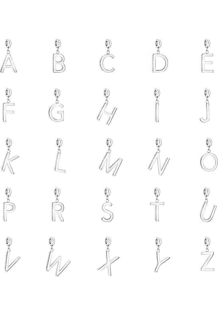 LIEBESKIND BERLIN Charms Collection Charms-Anhänger aus Edelstahl in Silber – Personalisiere Dein Schmuckstück - Geschenkidee