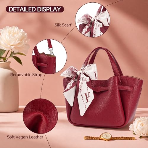 Bolso Mini Tote Pebbled para Mujer en Cuero Vegano miniatura 6