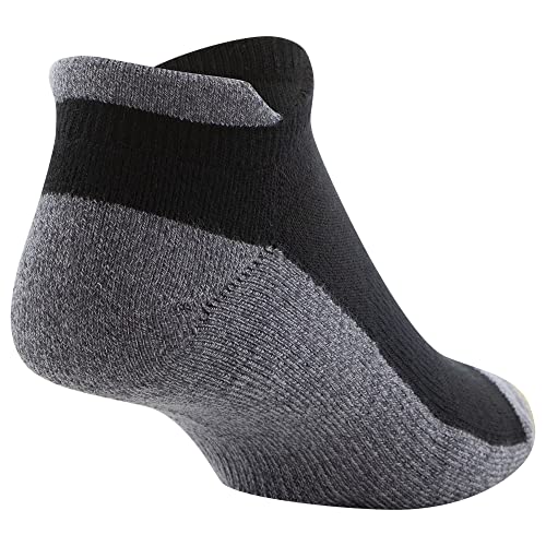 GOLDTOE Men's Mild Compression No Show Tab Socks, 3-Pairs4