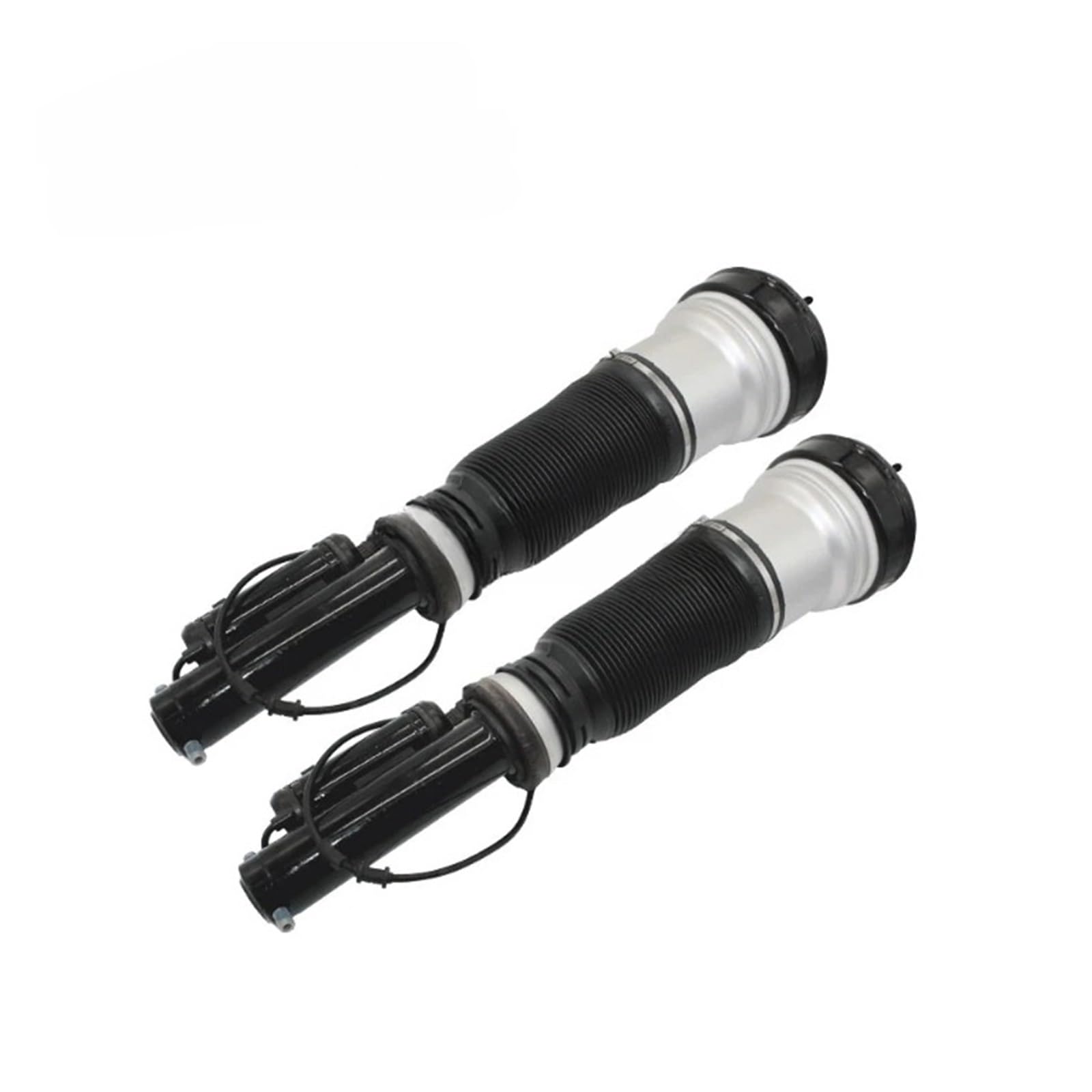 4 szt. Przednie i tylne zawieszenie pneumatyczne amortyzatory kompatybilne z Mercedes W220 2Matic S320 S350 S430 S500 A2203202438 A2203205113 1999 2000 2002 2003 2004 2005 2006