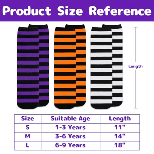 Image of Olreco 3 Pack Toddler Soccer Socks Kids Baseball Socks Boys Girls Softball Sock Youth Football Sock Athletic Accessories