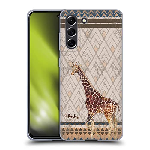 Carcasa de Gel Flexible Samsung S21 FE 5G Estampado Étnico Jirafa Paul Brent