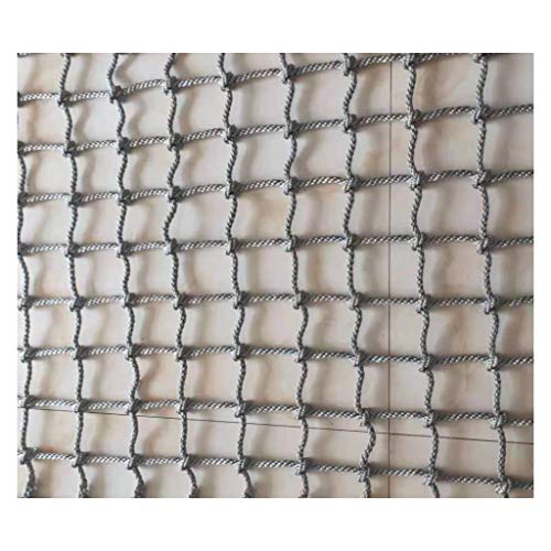 Filet d'escalade de sécurité robuste avec mailles de 10 mm pour garde-corps intérieur - 2